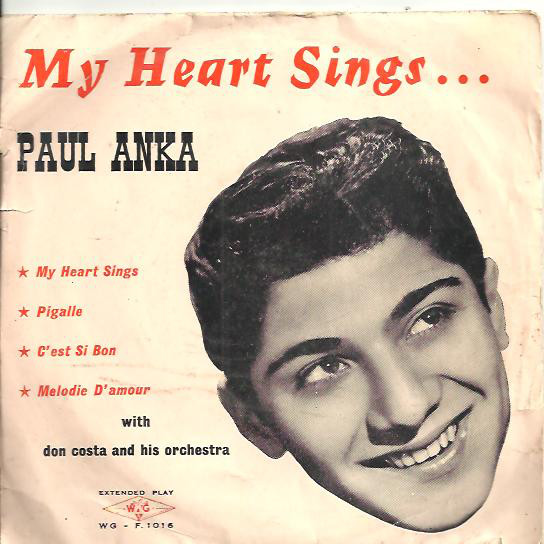 Accords et paroles My Heart Sings Paul Anka