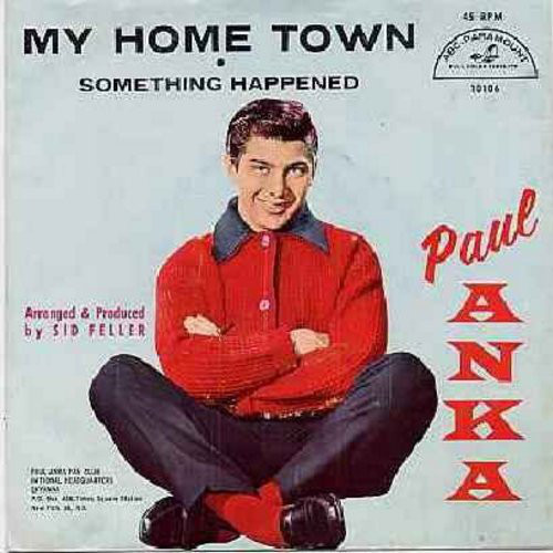 Accords et paroles My Home Town Paul Anka