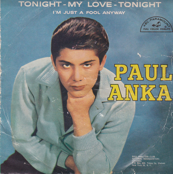 Accords et paroles Tonight My Love Tonight Paul Anka