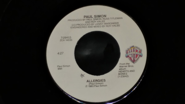 Accords et paroles Think Too Much B Paul Simon