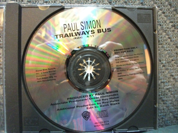 Accords et paroles Trailways Bus Paul Simon