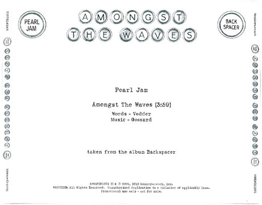 Accords et paroles Amongst The Waves Pearl Jam