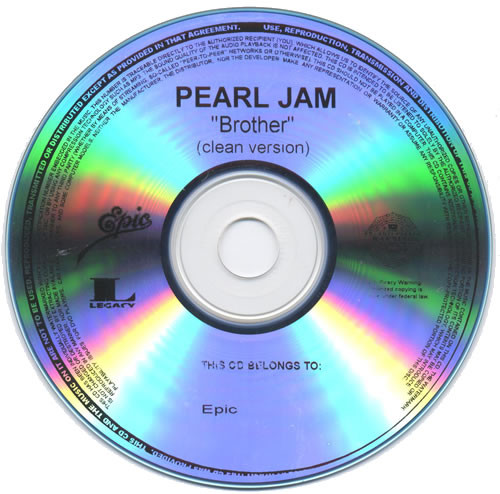Accords et paroles Brother Pearl Jam