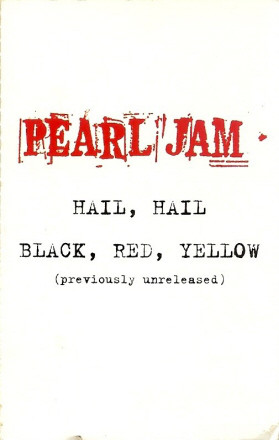Accords et paroles Hail, Hail Pearl Jam