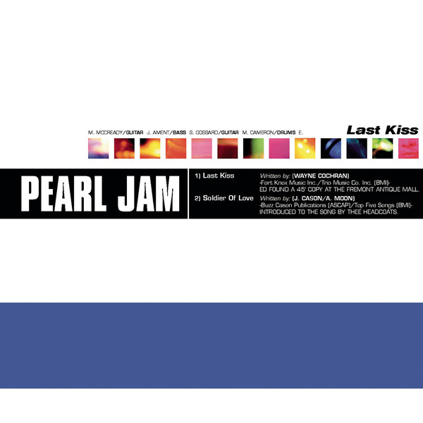 Accords et paroles Last Kiss Pearl Jam