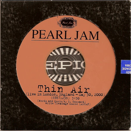 Accords et paroles Thin Air Pearl Jam