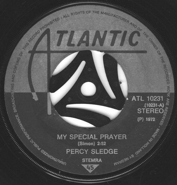 Accords et paroles My Special Prayer Percy Sledge