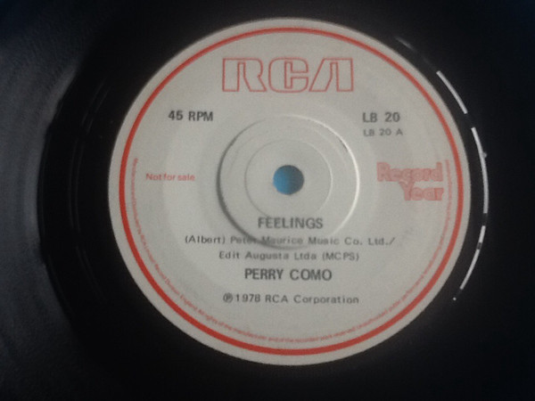 Accords et paroles Feelings Perry Como