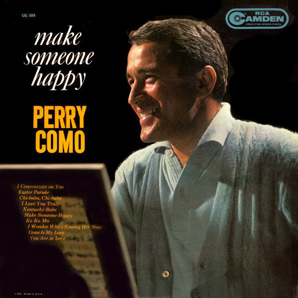 Accords et paroles Make Someone Happy Perry Como