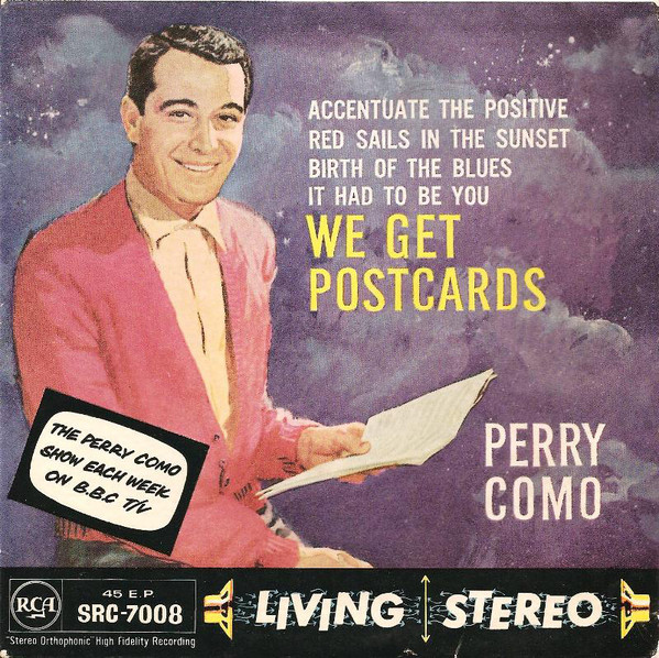 Accords et paroles Red Sails In The Sunset Perry Como