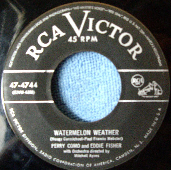 Accords et paroles Watermelon Weather Perry Como