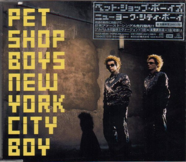 Accords et paroles New York City Boy Pet Shop Boys