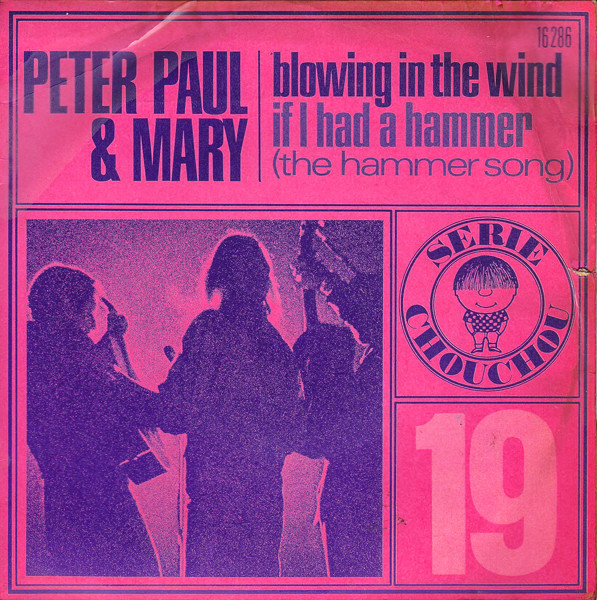 Accords et paroles Blowing In The Wind Peter, Paul and Mary