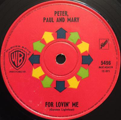 Accords et paroles For Lovin' Me Peter, Paul and Mary