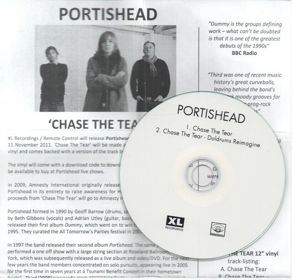 Accords et paroles Chase The Tear Portishead