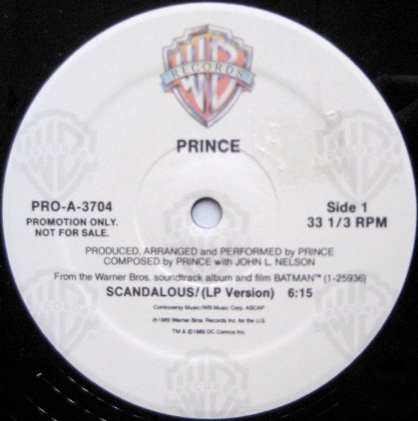 Accords et paroles Scandalous Prince