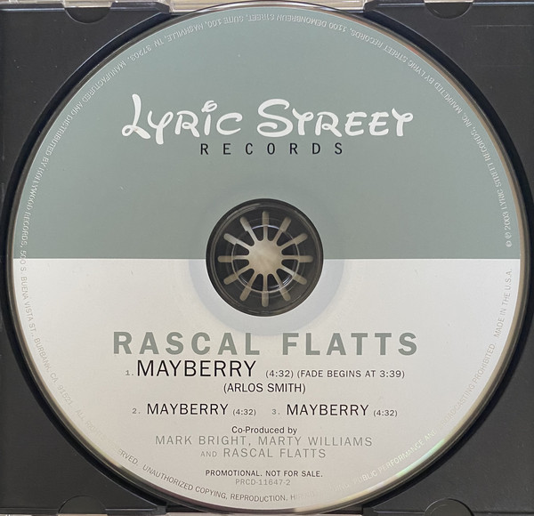 Accords et paroles Mayberry Rascal Flatts