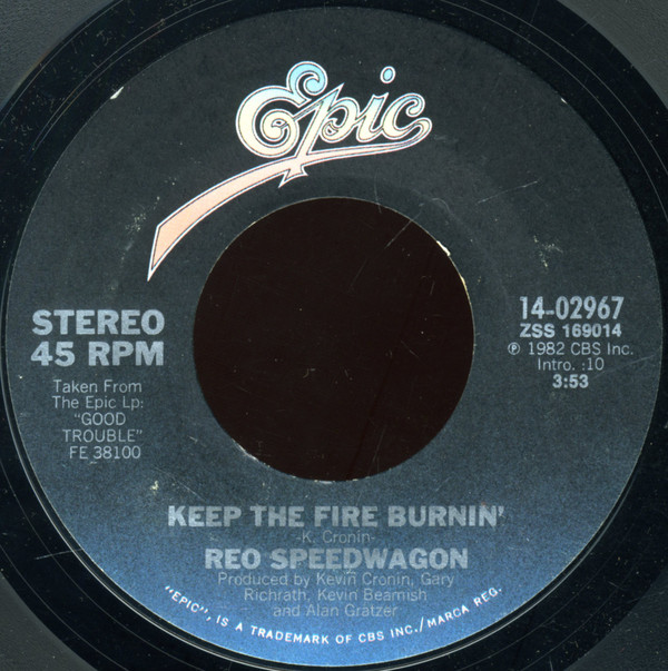 Accords et paroles Keep The Fire Burnin REO Speedwagon