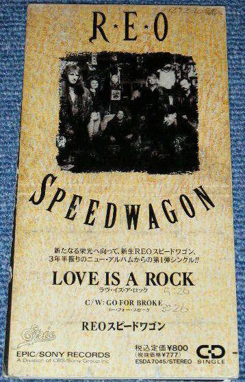 Accords et paroles Love Is A Rock REO Speedwagon