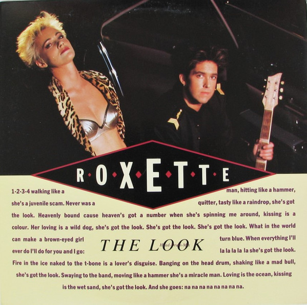 Accords et paroles The Look Roxette
