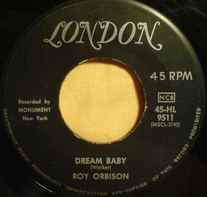 Accords et paroles Dream Roy Orbison