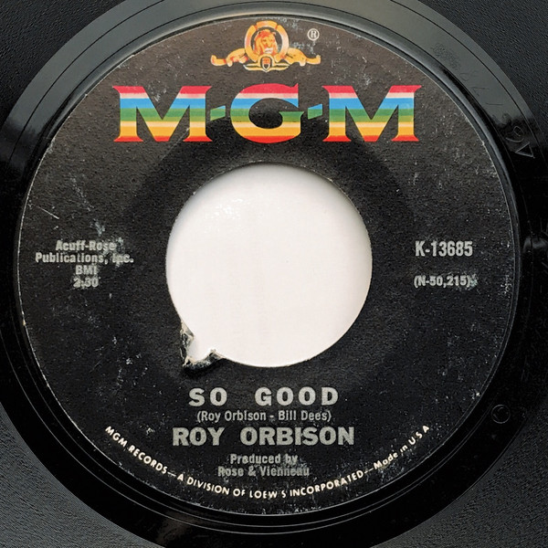 Accords et paroles Memories Roy Orbison