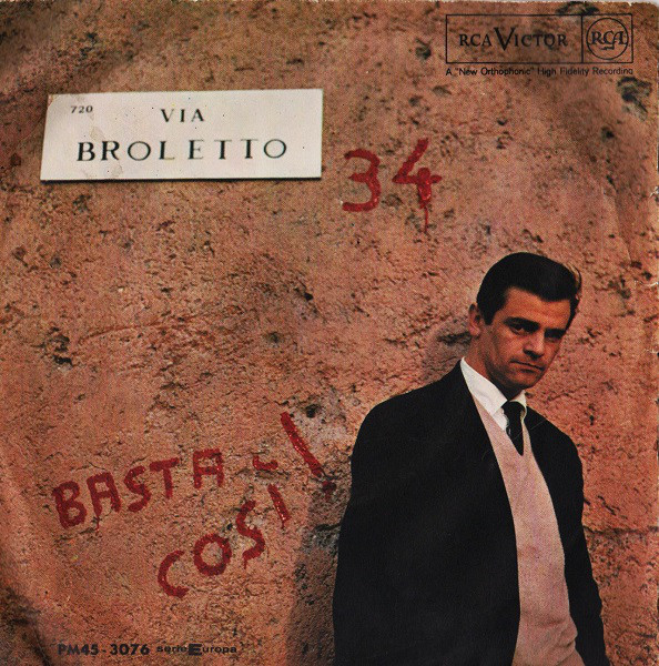 Accords et paroles Via Broletto 34 Sergio Endrigo