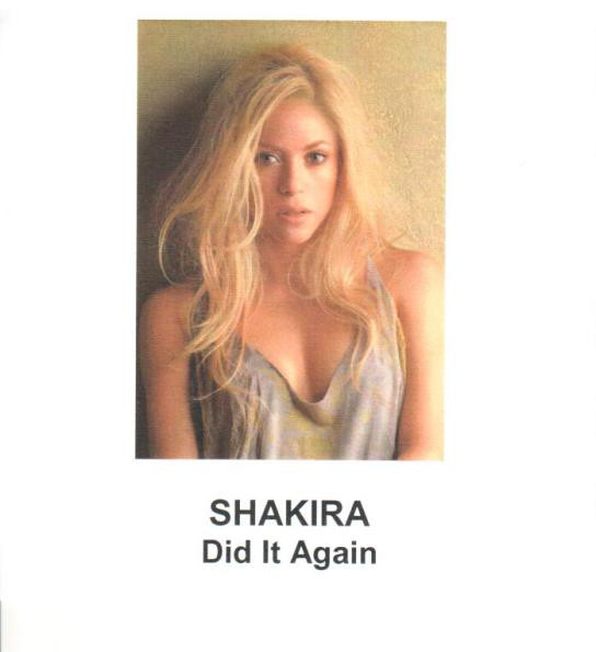 Accords et paroles Did It Again Shakira