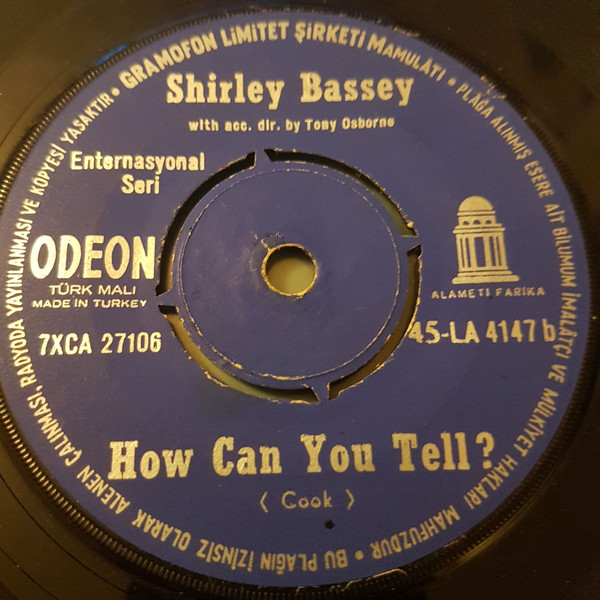 Accords et paroles I Who Have Nothing Shirley Bassey