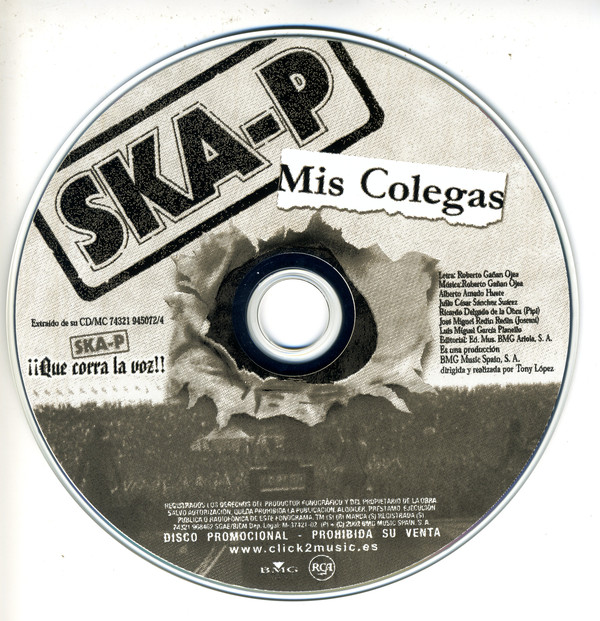 Accords et paroles Mis Colegas Ska-P