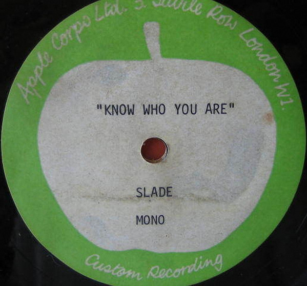 Accords et paroles Know Who You Are Slade