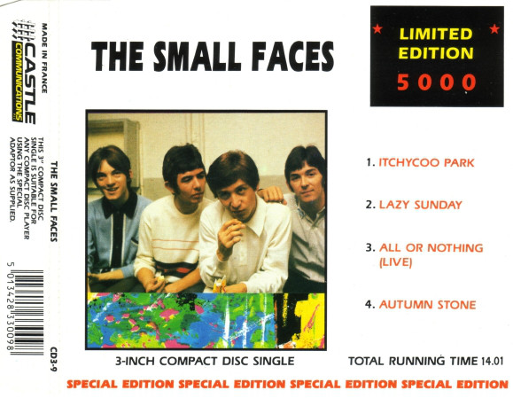 Accords et paroles Itchycoo Park Small Faces