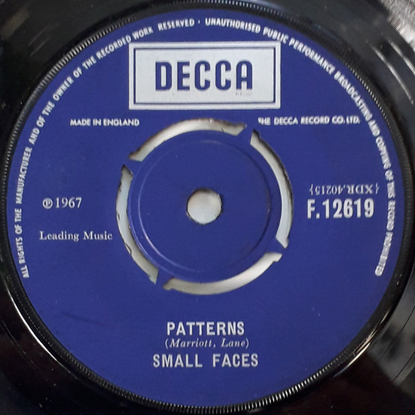 Accords et paroles Patterns Small Faces