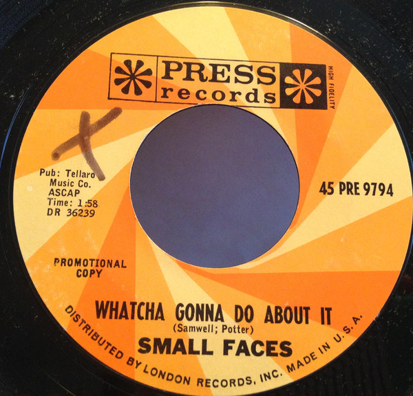 Accords et paroles Whatcha Gonna Do About It Small Faces