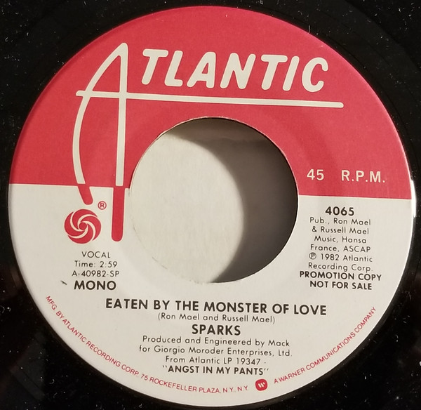 Accords et paroles Eaten By The Monster Of Love Sparks