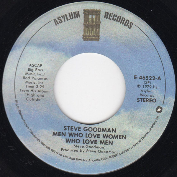 Accords et paroles Men Who Love Women Who Love Men Steve Goodman