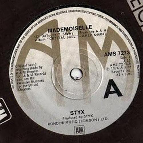 Accords et paroles Mademoiselle Styx