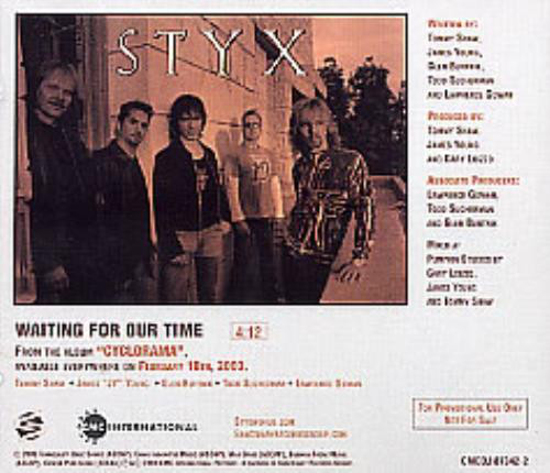 Accords et paroles Waiting For Our Time Styx