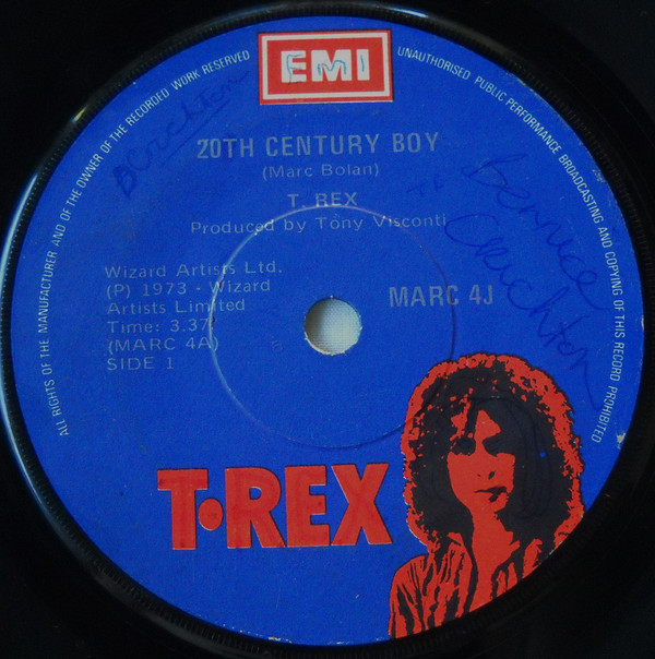 Accords et paroles 20th Century Boy T. Rex