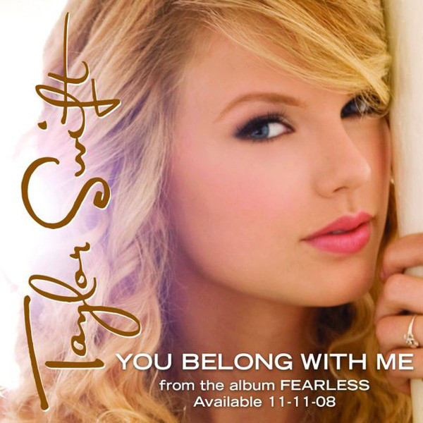 Accords et paroles You Belong With Me Taylor Swift