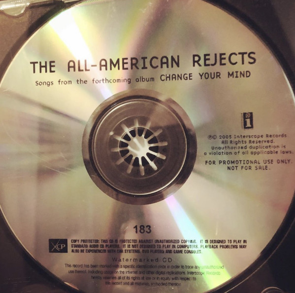 Accords et paroles Change Your Mind The All-American Rejects