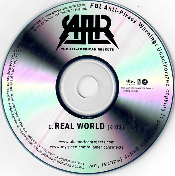 Accords et paroles Real World The All-American Rejects