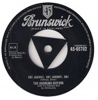 Accords et paroles Oh Johnny, Oh Johnny, Oh! The Andrews Sisters