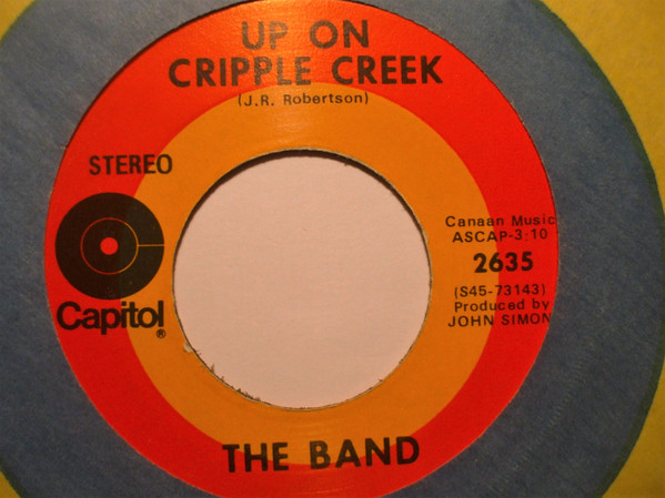 Accords et paroles Up On Cripple Creek The Band