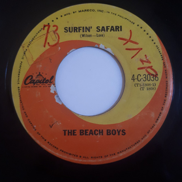 Accords et paroles Chug-A-Lug The Beach Boys