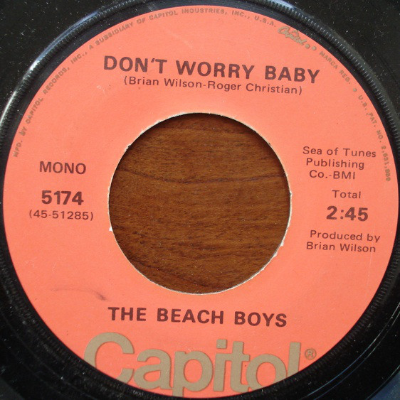 Accords et paroles Don't Worry Baby The Beach Boys