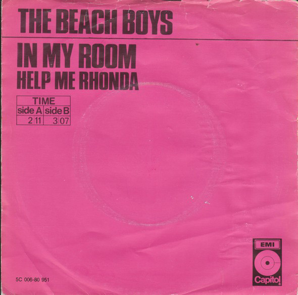 Accords et paroles In My Room The Beach Boys