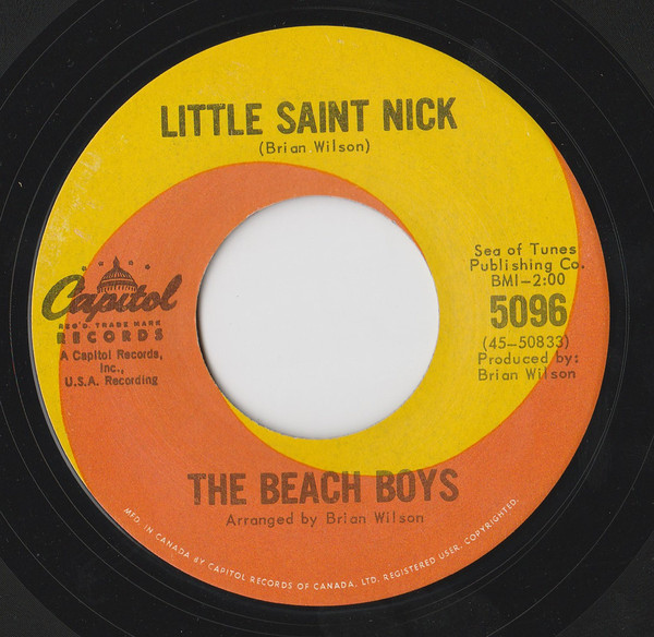 Accords et paroles Little Saint Nick The Beach Boys