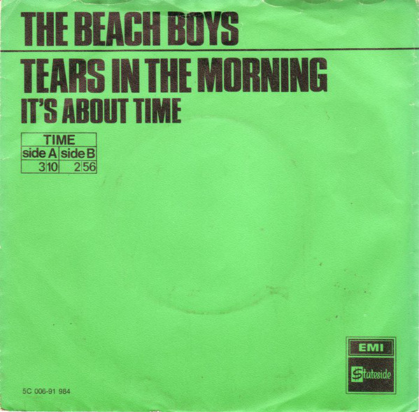 Accords et paroles Tears In The Morning The Beach Boys
