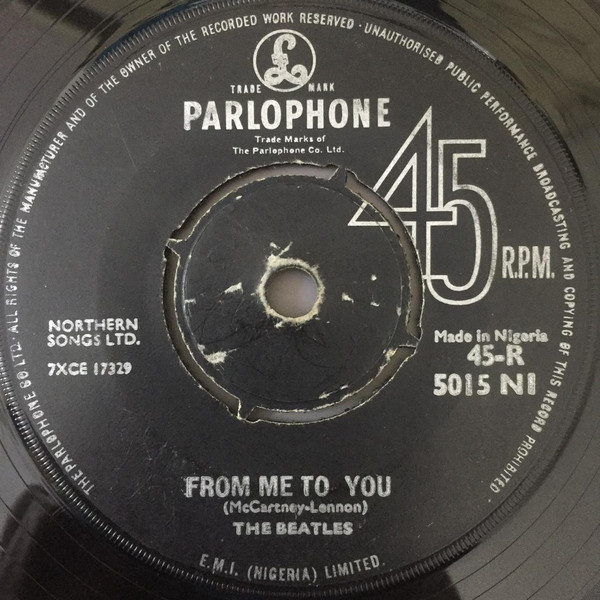 Accords et paroles From Me To You The Beatles